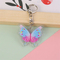 Xianghui Fashion Beautiful Colorful Butterfly Patterns Custom Acrylic Keychain