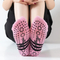 Xianghui Round Head Backless Print Logo Invisible Small Lace-up Sports Yoga Socks