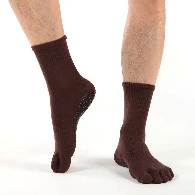 Xianghui Men's Toe Socks Yoga Socks Women's Professional Non-Slip Socks Indoor Floor Fitness Socks