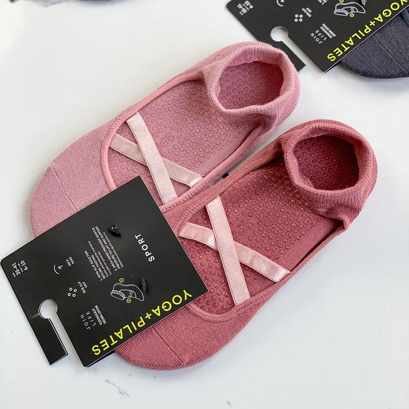 Xianghui Wholesale Set Women's Exercise Pilates Cotton Non-Slip Home Floor Yoga Socks