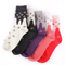 Xianghui Snowflake Sparring Jacquard Pattern Fleece Knitting Socks