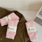 Xianghui Custom Logo Warm Wool Knitted Cashmere Crew Plain Color Wool Socks