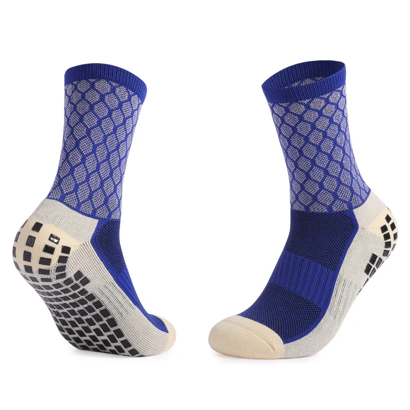 Hot Selling Breathable High Quality Logo Compression Football Grip Socks