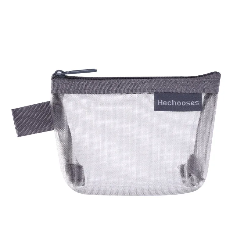 Xianghui Nylon Triangle-Mesh Change Keycard Bag Transparent Cosmetic Storage Bags