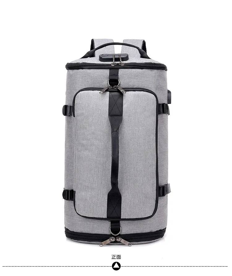 Xianghui Luggage Sports Travel Bag Waterproof Tote Gym Pink Duffle Men Bag