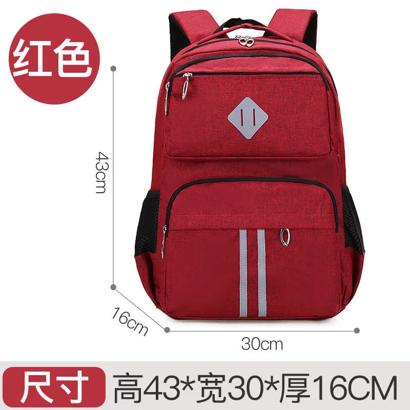 Xianghui Anti-Theft Schoolbag Leisure School Leather Backpack for Men