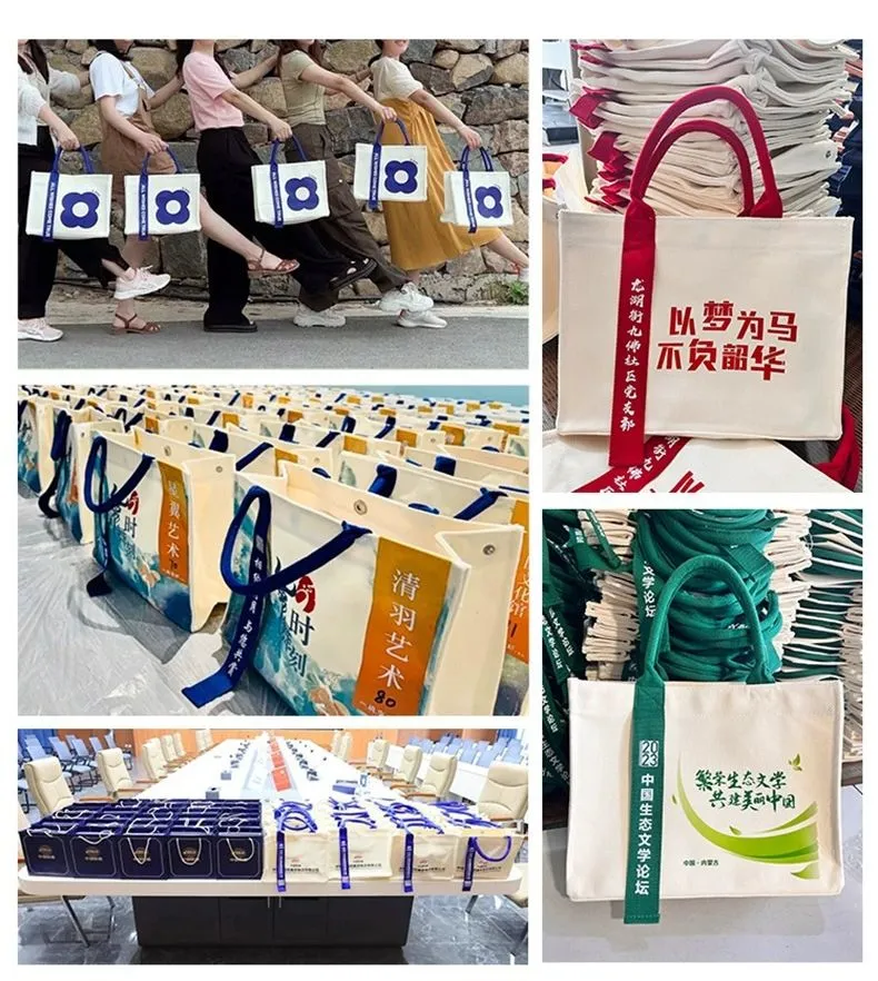 Xianghui Cute Cartoon Children's Student Canvas Bag Summer Birthday Gift Handbag