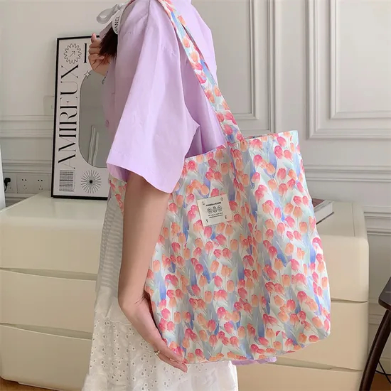 Xianghui New Handheld Female Student Wholesale Shopping Bag