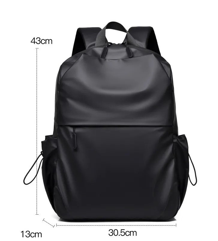 Xianghui School Casual PU Leisure Travel Backpacks for Men