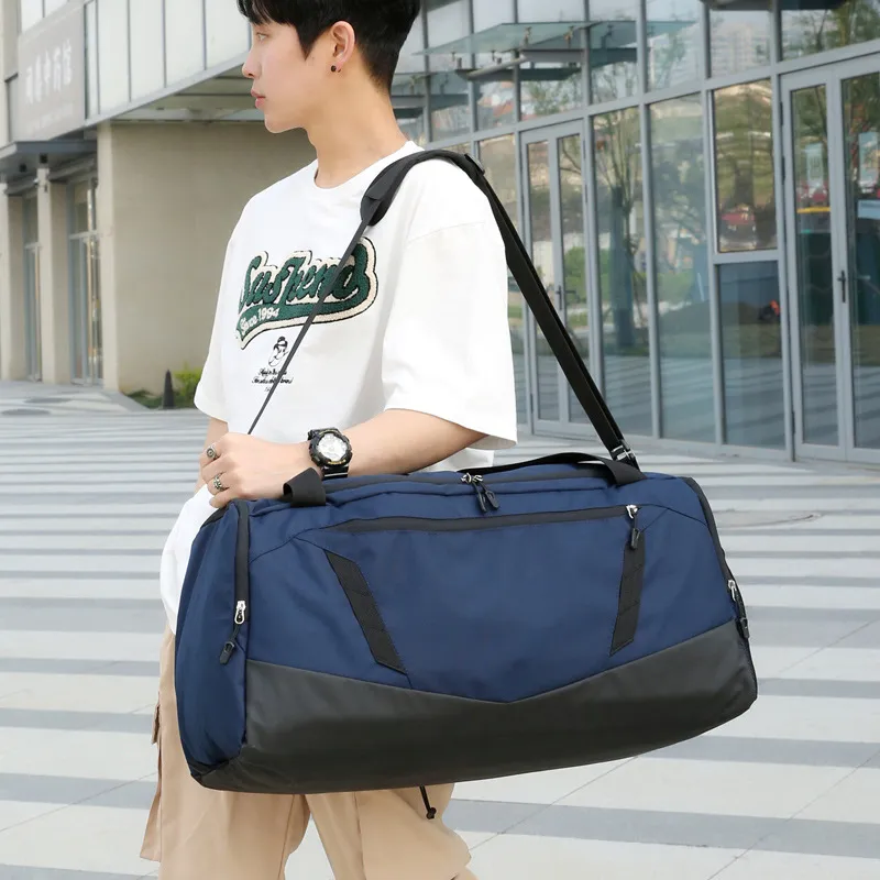 Xianghui Lightweight Large Travel Bag Waterproof Gym Outdoor Sports Bag Zipper String Closure Customizable Logo Low MOQ