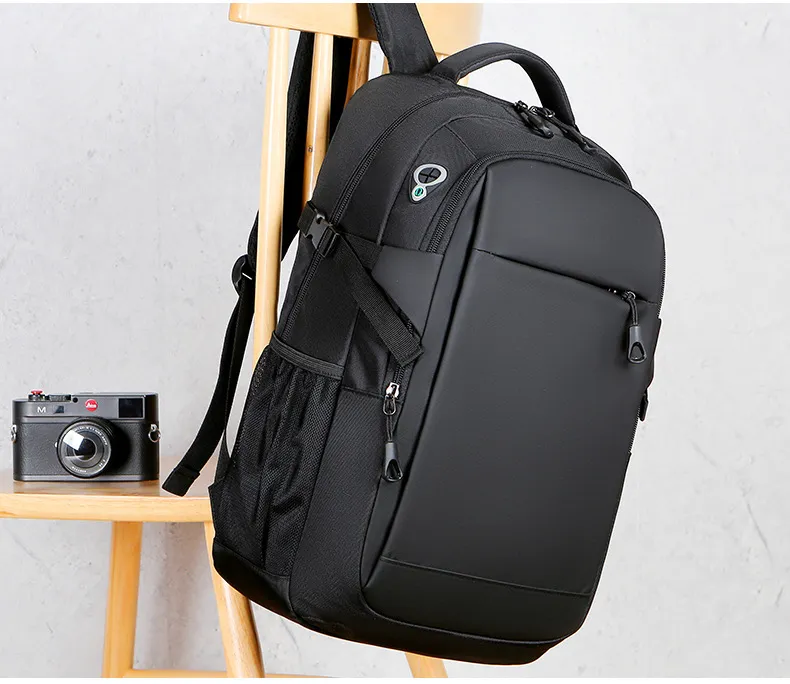 Xianghui USB Anti-Theft Pocket Printed Logo Leisure Backpack Computer Bag