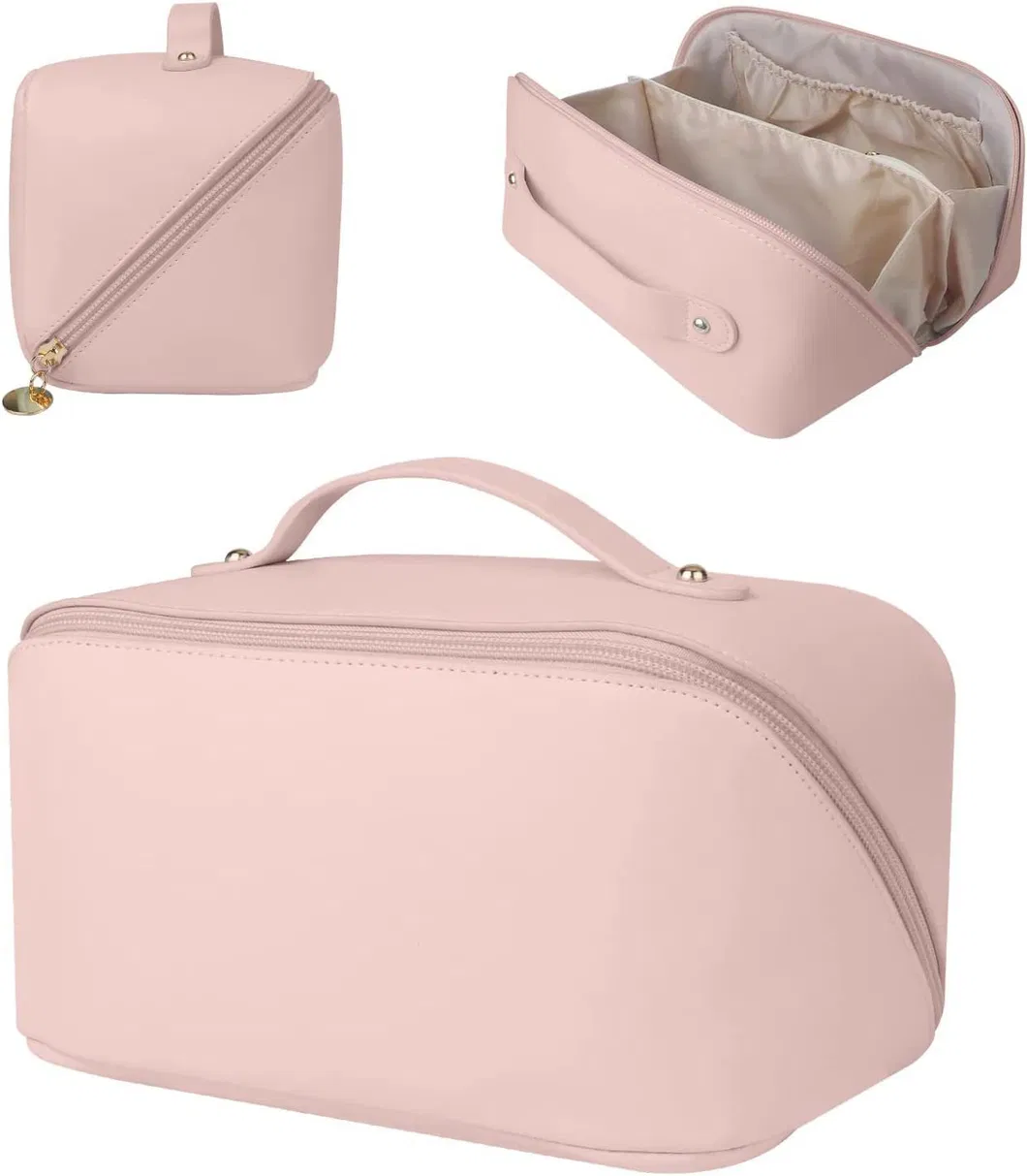 Xianghui New PU High Qualitywomen's Makeup Bag Convenient Travel Wash Cosmetics Bag