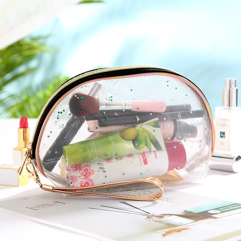 Xianghui Custom Makeup Bag Portable Waterproof Toiletry Pouch Travel Make up Bag Multifunctional Brush Cosmetic Bag