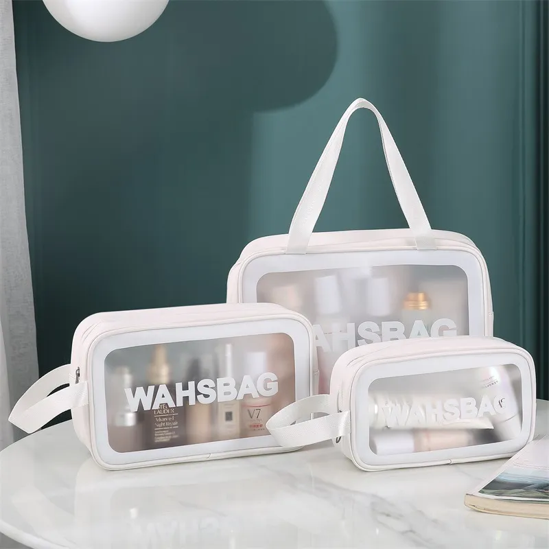 Xianghui Custom Waterproof Makeup Bag Portable PU Travel Cosmetic Pouch
