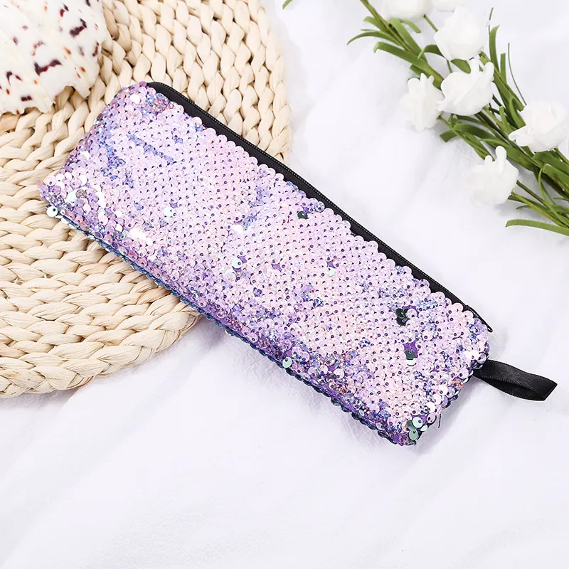 Xianghui New Creative Reversible Sequin Student Pencil Bag Stuedent Bag