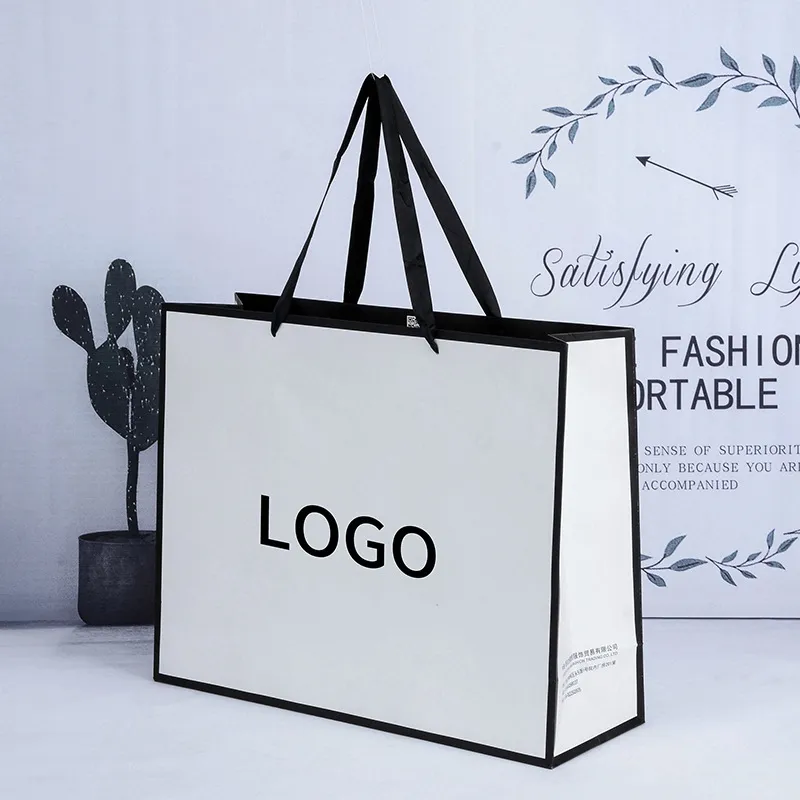 Xianghui Wholesale Kraft Paper Tote Bags Eco-Friendly Shopping Packaging