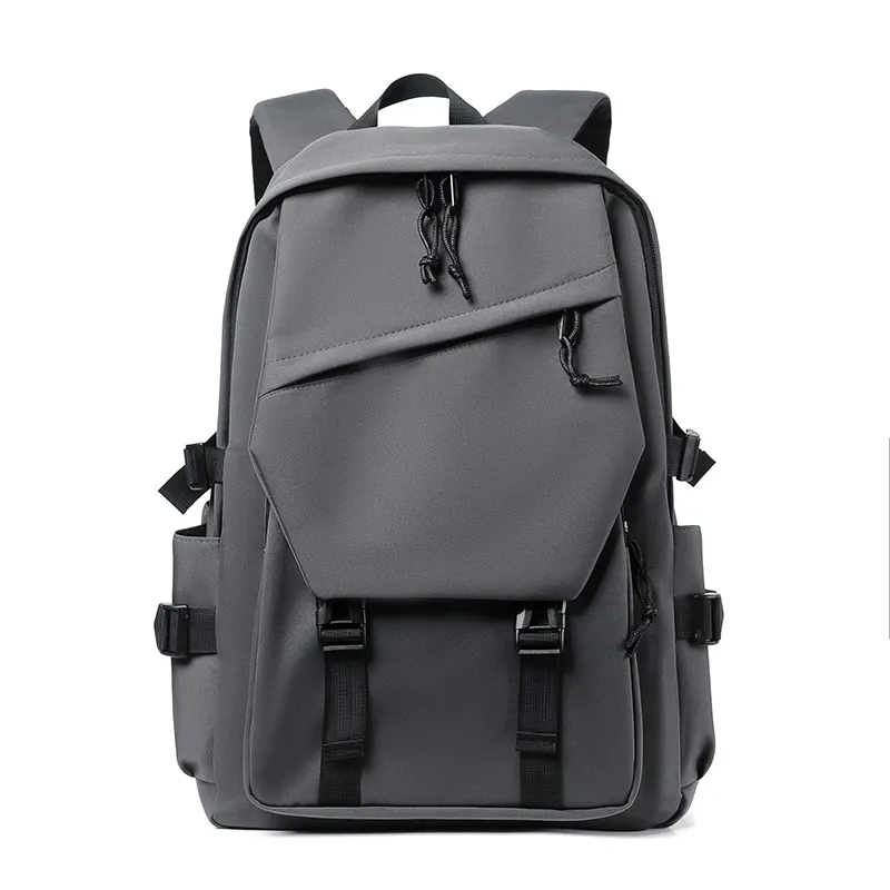 Xianghui Can Made New Load Reduction Schoolbag Male and Female College Students Large Capacity Polyester Backpack