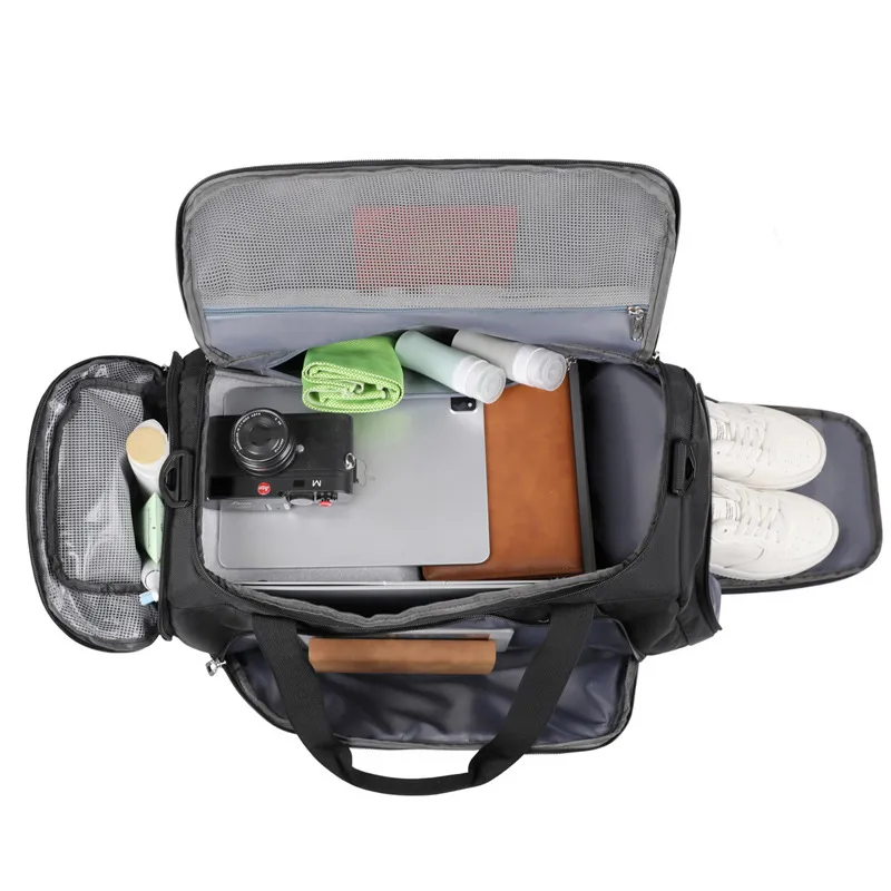 Xianghui Lightweight Large Travel Backpack Low MOQ Dry Wet Separation Multifunctional Sports Bag Custom Logo Zipper Business