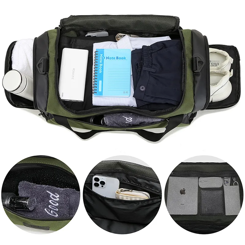 Xianghui Custom Logo Large Capacity Travel Bag Waterproof Duffel Travel Bag