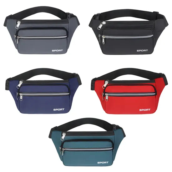 Outdoor Sports Fitness Oxford Waist Bag Running Belt Bum Bag Phone Pouch Waterproof Mini Fanny Pack Waist Bag