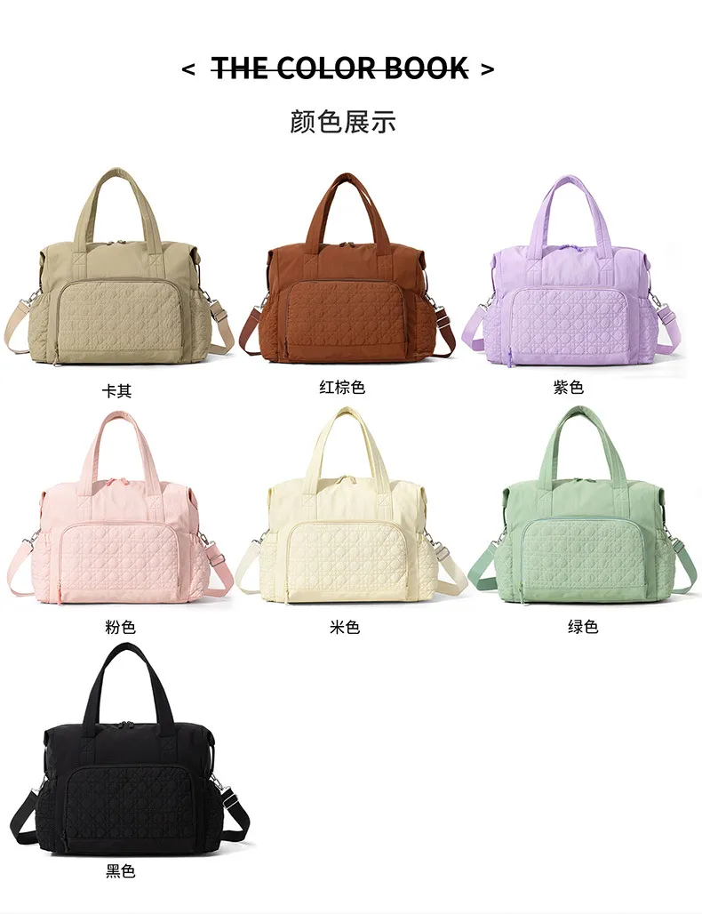 Xianghui Fashion Large Capacity Travel Bag Wet Dry Separate Crossbody Yoga Gym Bag Tote Diaper Bag