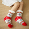 Xianghui Coral Fleece Floor Adult Yarn Autumn Winter Warm Home Pregnant Socks
