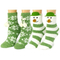 Xianghui Womens Lovely Snowman Snow Pattern Thick Terry Floor Socks