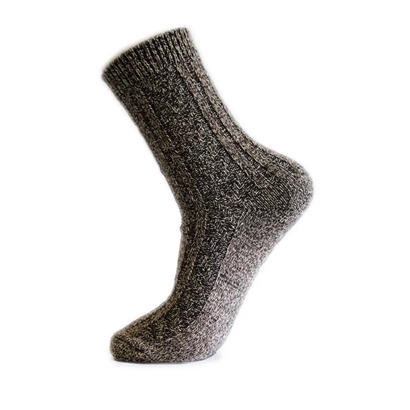 Xianghui Can Custom Logo Thick Warm Quality Custom Men Merino Wool Socks