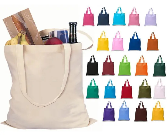 Xianghui Eco Friendly Cotton Canvas Shopping Tote Bag Reusable Shopping Bags