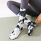 Xianghui Professional Non-Slip Tie Dye Indoor Yoga Crew Socks with Terry