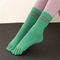 Xianghui Pilates Professional Cotton Women Non -Slip Silicone Toe Yoga Sports Socks