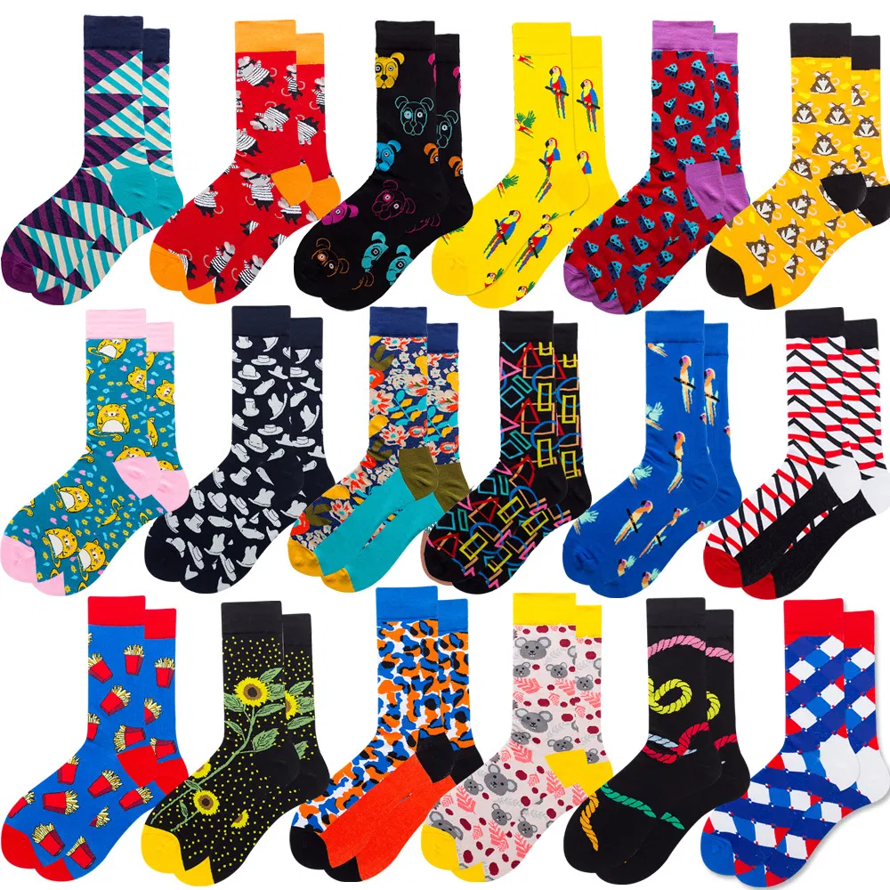 Xianghui Custom Fashion Cotton Women Slouch Socks Women's Stripe Socks
