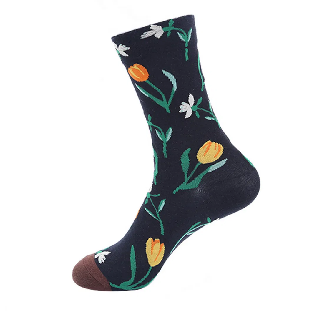 Xianghui Crew Men Custom Jacquard Novelty Fashion Happy Socks for Women
