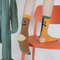 Xianghui New Design Custom Crew Cotton Cool Ab Asymmetrical Design Women Socks