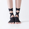 Xianghui Women Peep-Toe Yoga Anti-Slip Bandage Sports Ladies Girls Dance Socks