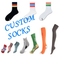 Xianghui Custom Crew Socks with Logo Jacquard Recycled Gym Sports Socks