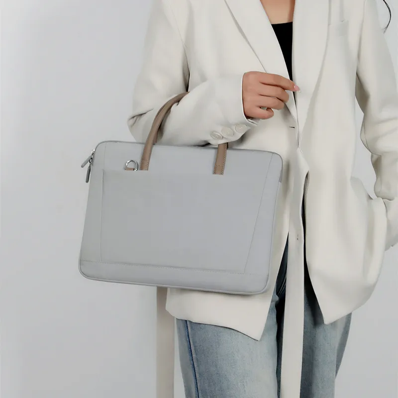 Xianghui Wholesale Printed Logo Laptop Waterproof Briefcase Tote Bags