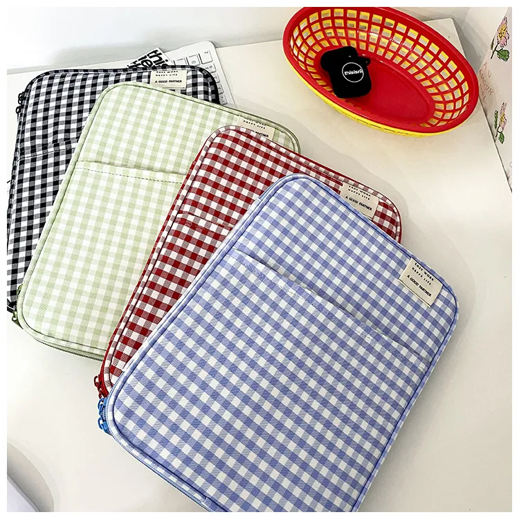 Xianghui Computer Bag Customized Check Pattern Laptop Sleeve Bag