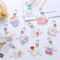 Xianghui Popular Transparent Custom Logo Design Cute Cartoon Glitter Acrylic Keychain