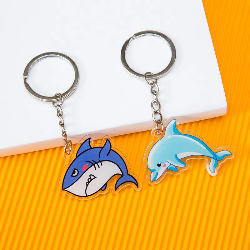Xianghui Cute Poular Quality Custom Design Fashion Fish Acrylic Keychain