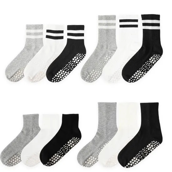 Xianghui Women's Socks Pure Cotton Non-Slip Yoga and Pilates Socks