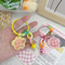 Xianghui Quality Custom Design Fashion Flower Sahpe Both Sides Acrylic Keychain