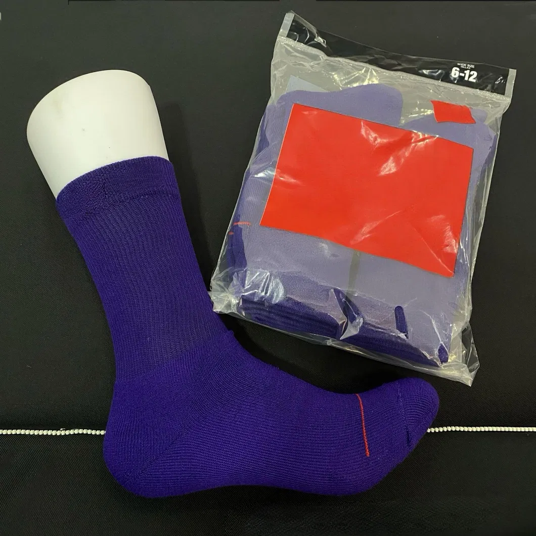 Crew Men Luxury Wholesale Foorball Athletic Running Thick Terry Basketball Sport Socks