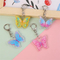 Xianghui Fashion Beautiful Colorful Butterfly Patterns Custom Acrylic Keychain