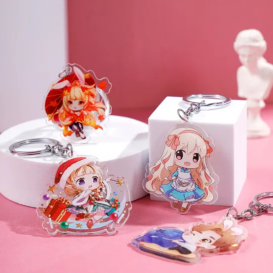 Key Holder Acrylic Creative Pendant Decoration Gifts