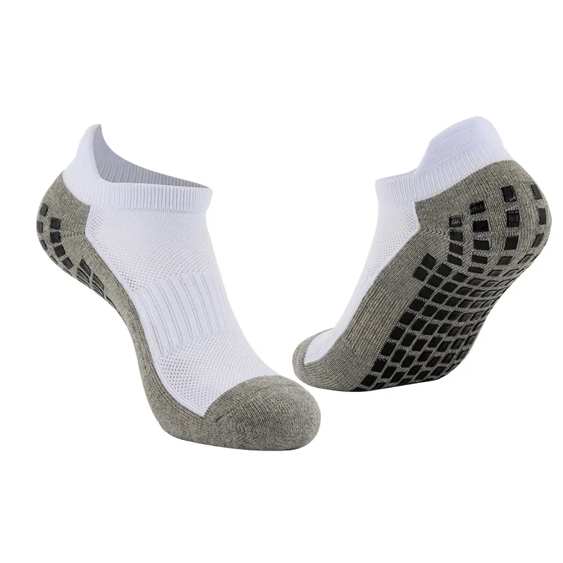 Xianghui Short Yoga Socks for Men and Women with Black Rubber Soles Non-Slip