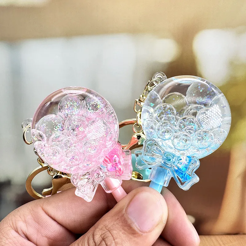 Xianghui Beautiful Colorful Sweet Accessories Candy Style Custom Acrylic Keychain
