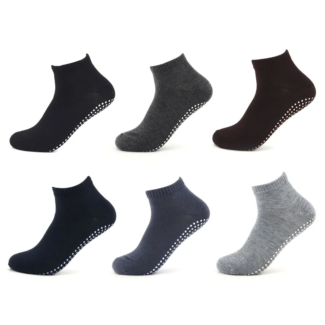 Xianghui Polyester Cotton Non-Slip Sports Yoga Low Cut Socks for Men