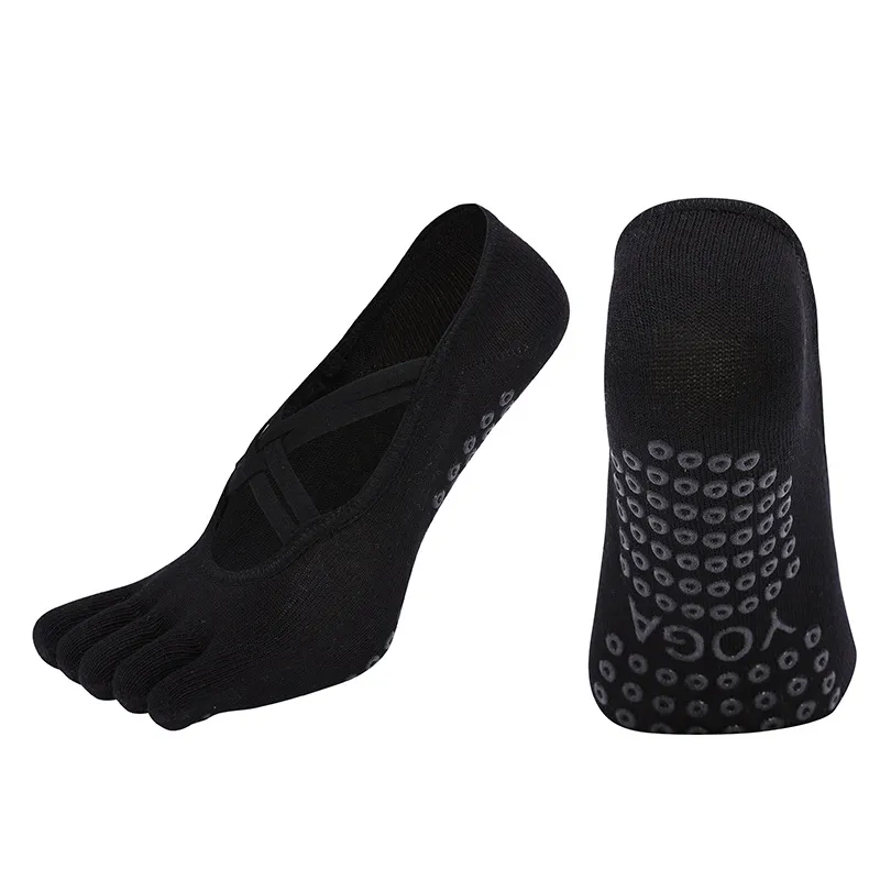 Xianghui fashion Fitness Non Slip Women Breathable Toe Peep-Toe Yoga Sport Socks