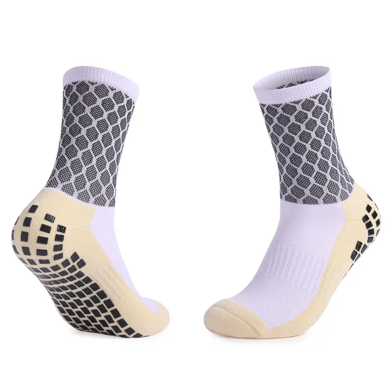 Hot Selling Breathable High Quality Logo Compression Football Grip Socks